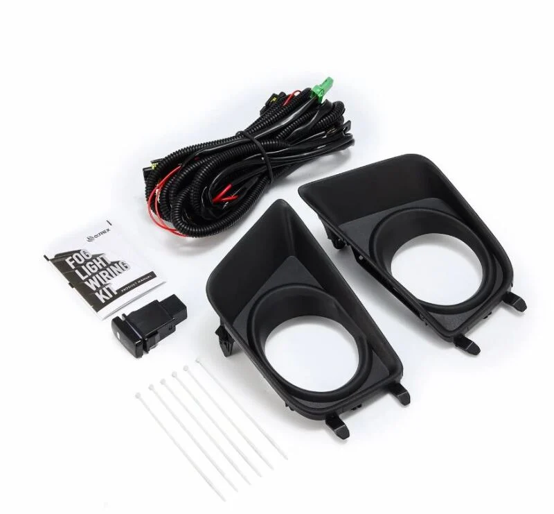 AlphaRex 12-15 Toyota Tacoma Bezel & Wiring Kit (Does Not Include Fog Lights)