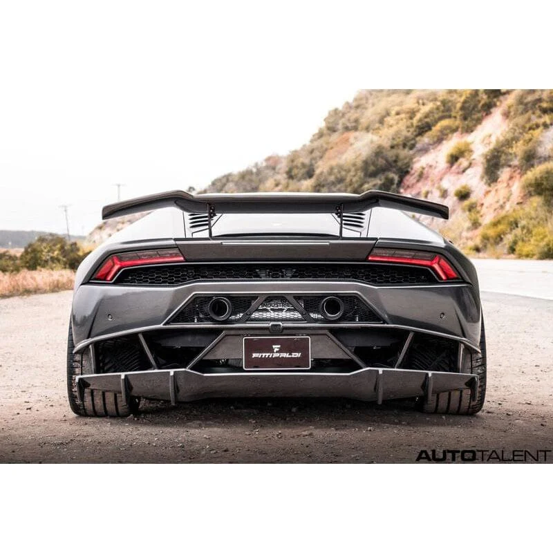 1016 Industries Aero Carbon Rear Bumper For Lamborghini Huracan LP-610 2015-2019