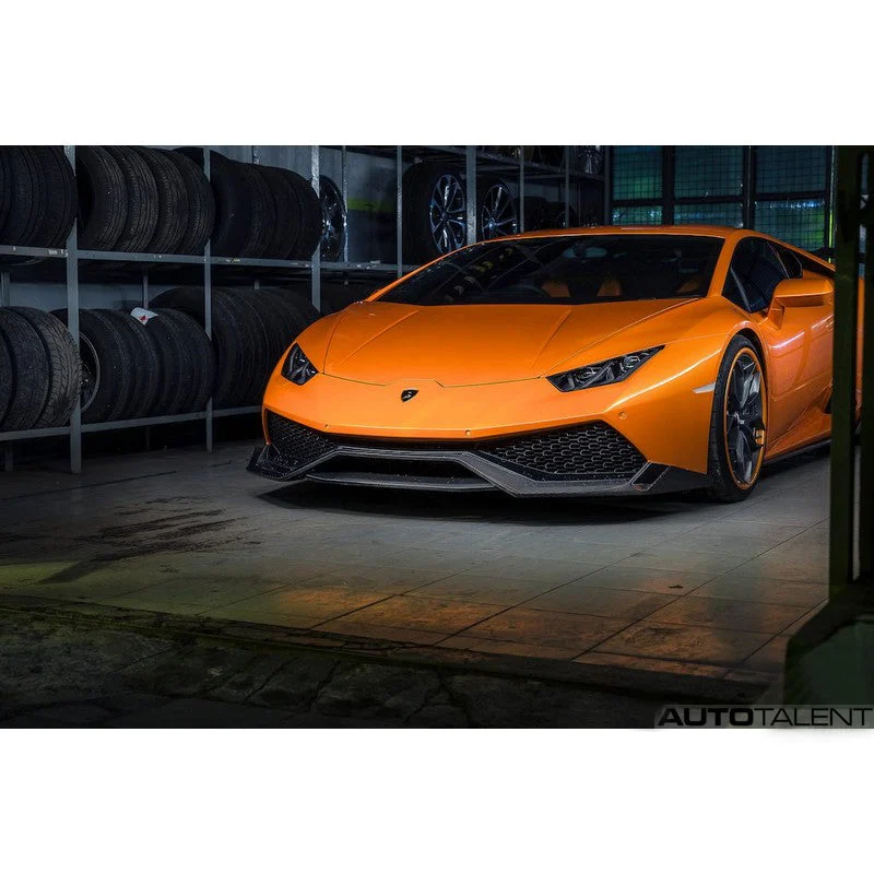 1016 Industries Aero Forged Carbon Front Lip V2 For Lamborghini Huracan LP-610 2015-2019