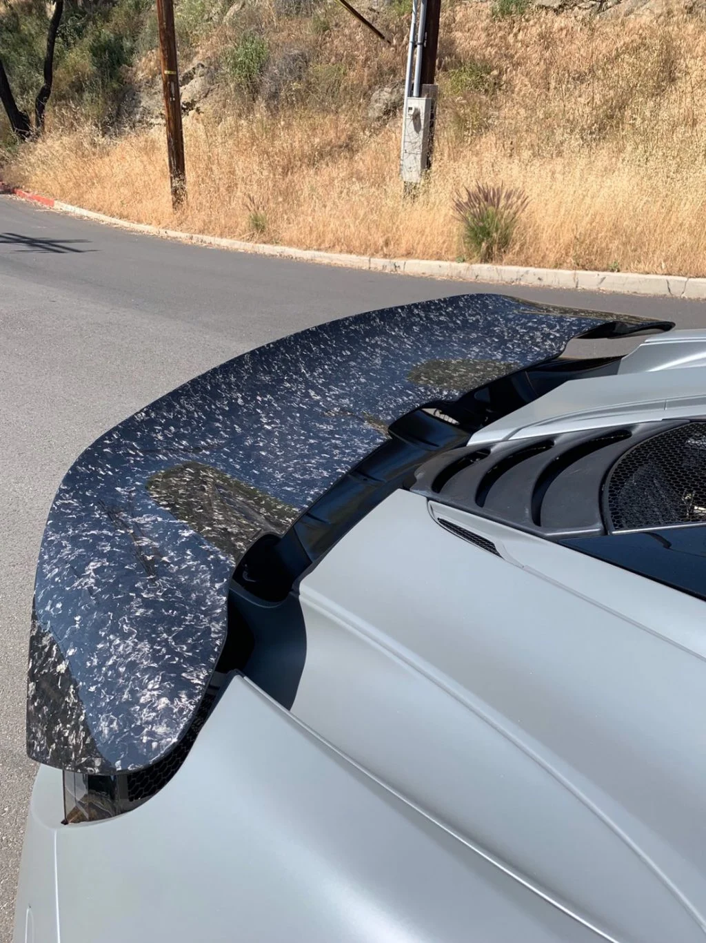 1016 Industries Aero Forged Carbon Rear Wing For Mclaren 720S 2017-2021