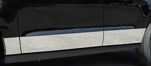 10.50-Inch Wide Rocker Panel Covers; Polished (02-08 RAM 1500 Regular Cab, Quad Cab)