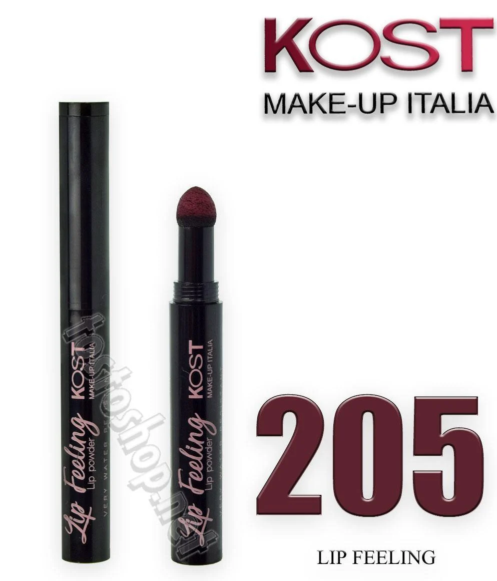 Rossetto In Polvere Resistente All'Acqua Kost 205