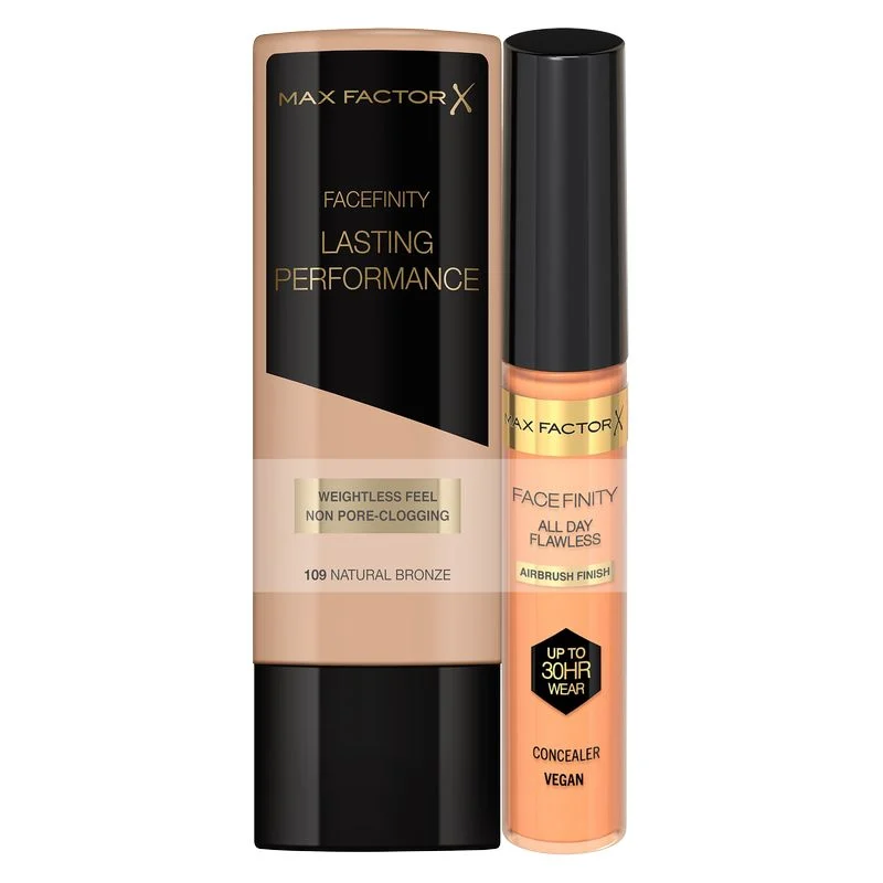 Max Factor Facefinity Lasting Performance Fondotinta + Correttore 109 - Natural Bronze