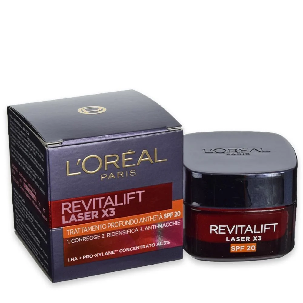 L'oreal dermo exp. revit. laser x3 trattamento rinnovatore anti-eta' 50 ml