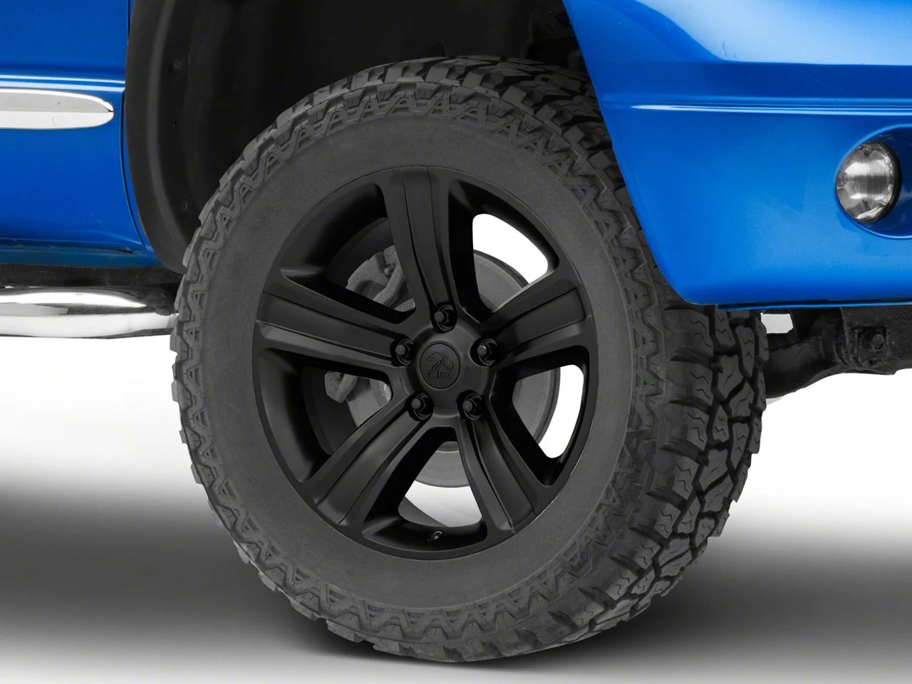 OE 5-Spoke Style Satin Black 5-Lug Wheel; 20x9; 19mm Offset (02-08 RAM 1500, Excluding Mega Cab)