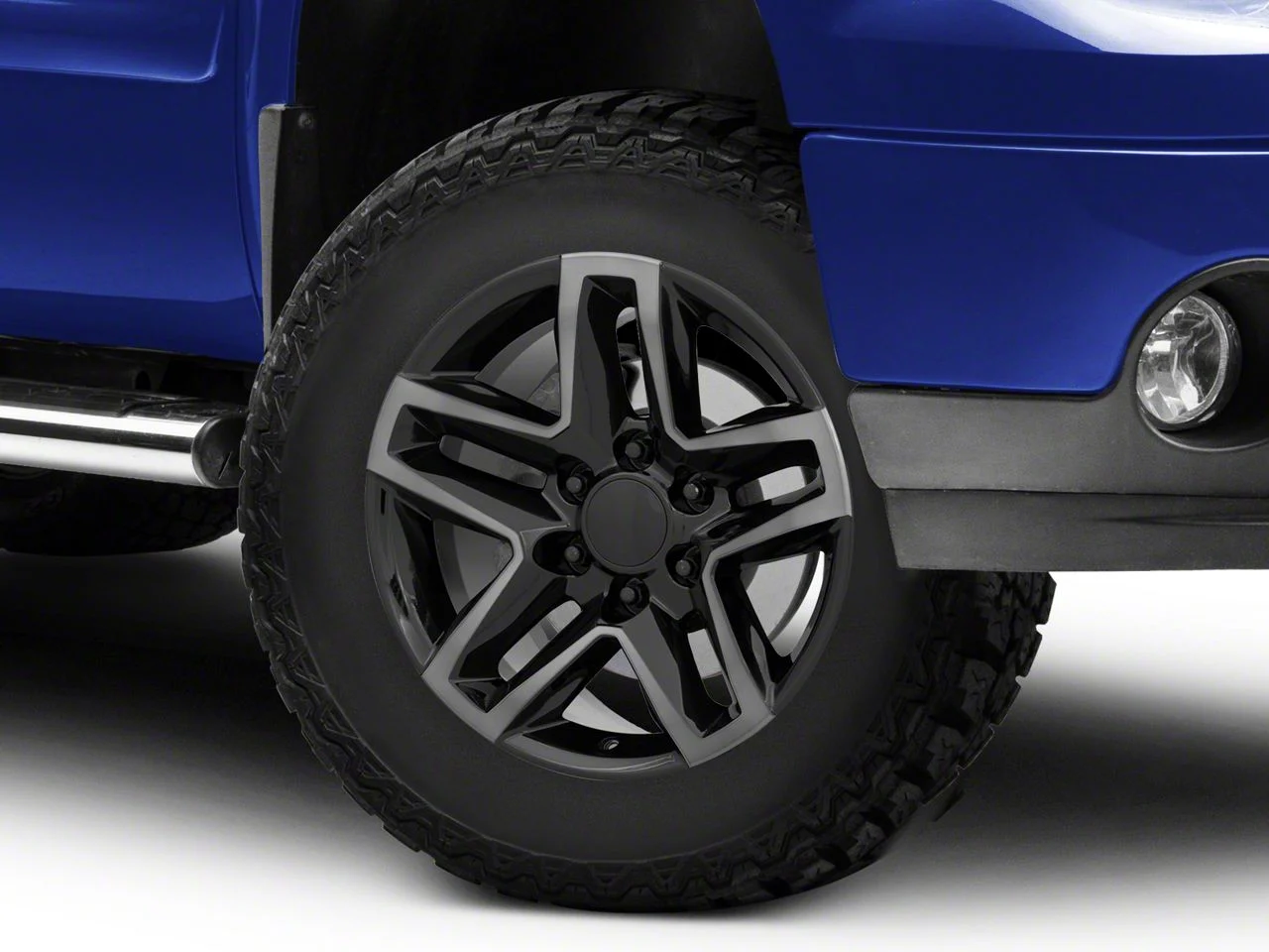 Trail Boss Style Tinted Machined 6-Lug Wheel; 18x8.5; 26mm Offset (07-13 Sierra 1500)