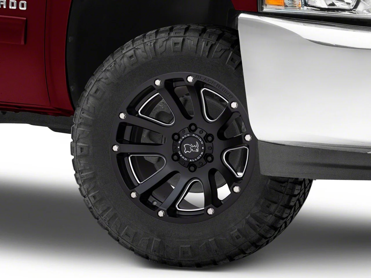 Black Rhino Highland Matte Black 6-Lug Wheel; 18x9.5; -12mm Offset (07-13 Silverado 1500)