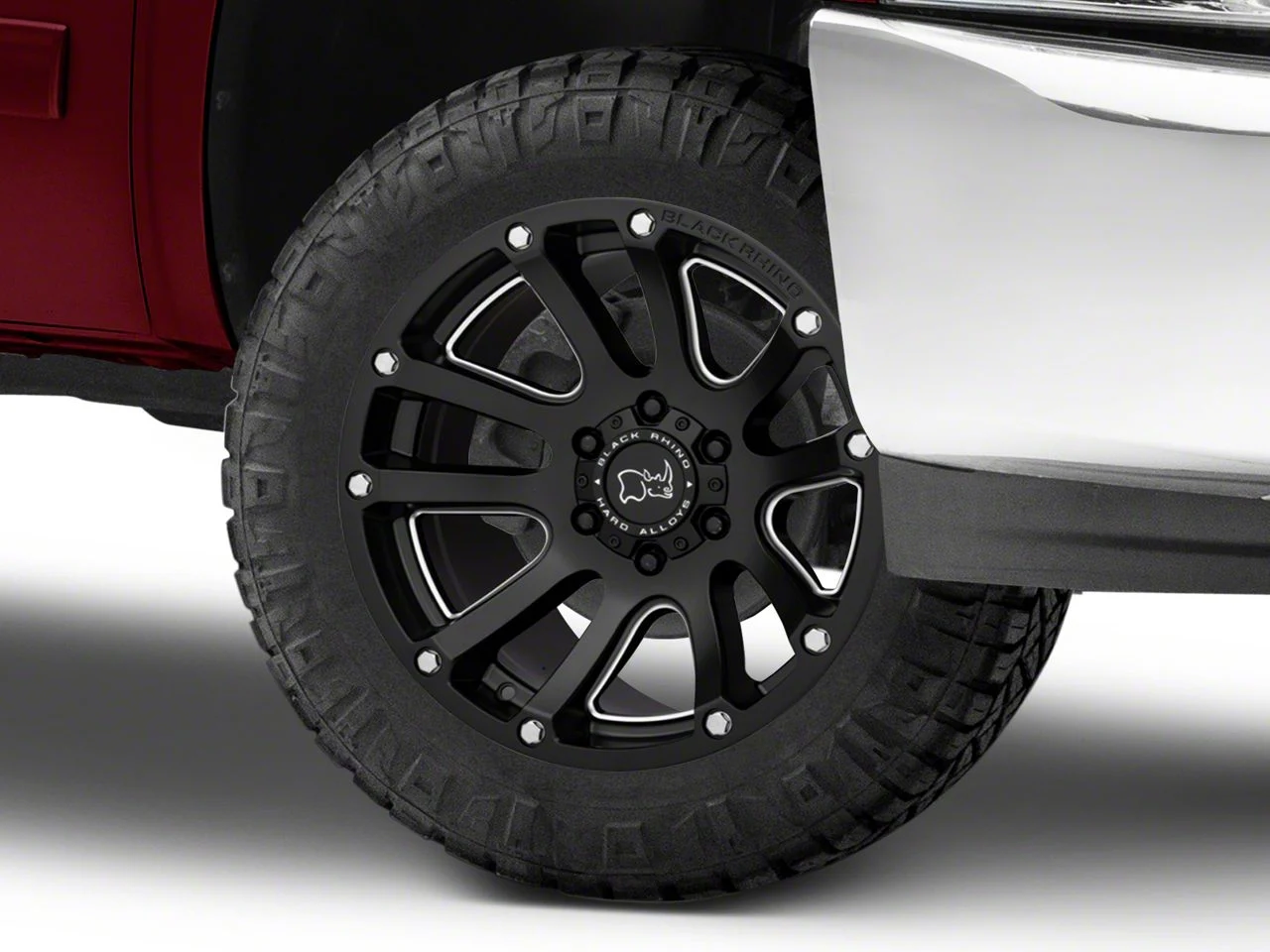 Black Rhino Highland Matte Black 6-Lug Wheel; 20x9.5; 12mm Offset (07-13 Silverado 1500)