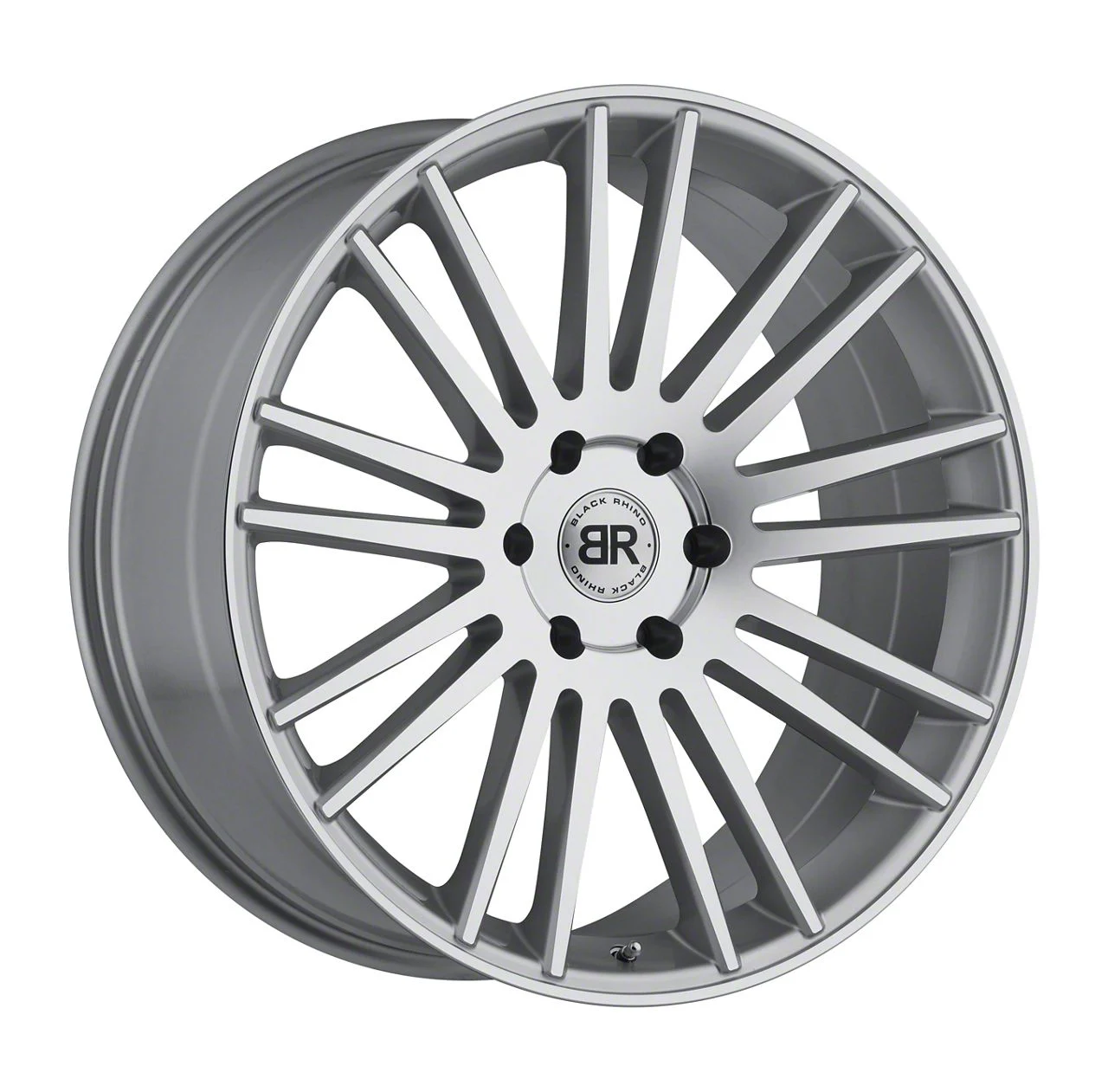 Black Rhino Kruger Silver 6-Lug Wheel; 22x9.5; 10mm Offset (07-13 Silverado 1500)