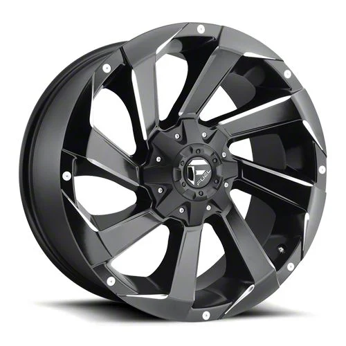 Fuel Wheels Razor Matte Black Milled 6-Lug Wheel; 18x9; 20mm Offset (07-13 Silverado 1500)