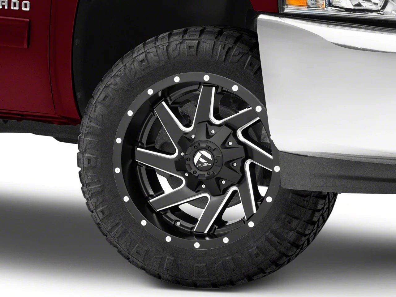 Fuel Wheels Renegade Matte Black Milled 6-Lug Wheel; 20x9; 20mm Offset (07-13 Silverado 1500)