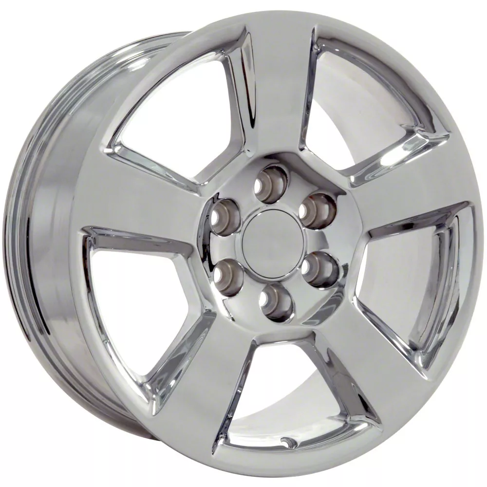 Tahoe Style Chrome 6-Lug Wheel; 20x9; 27mm Offset (07-13 Silverado 1500)