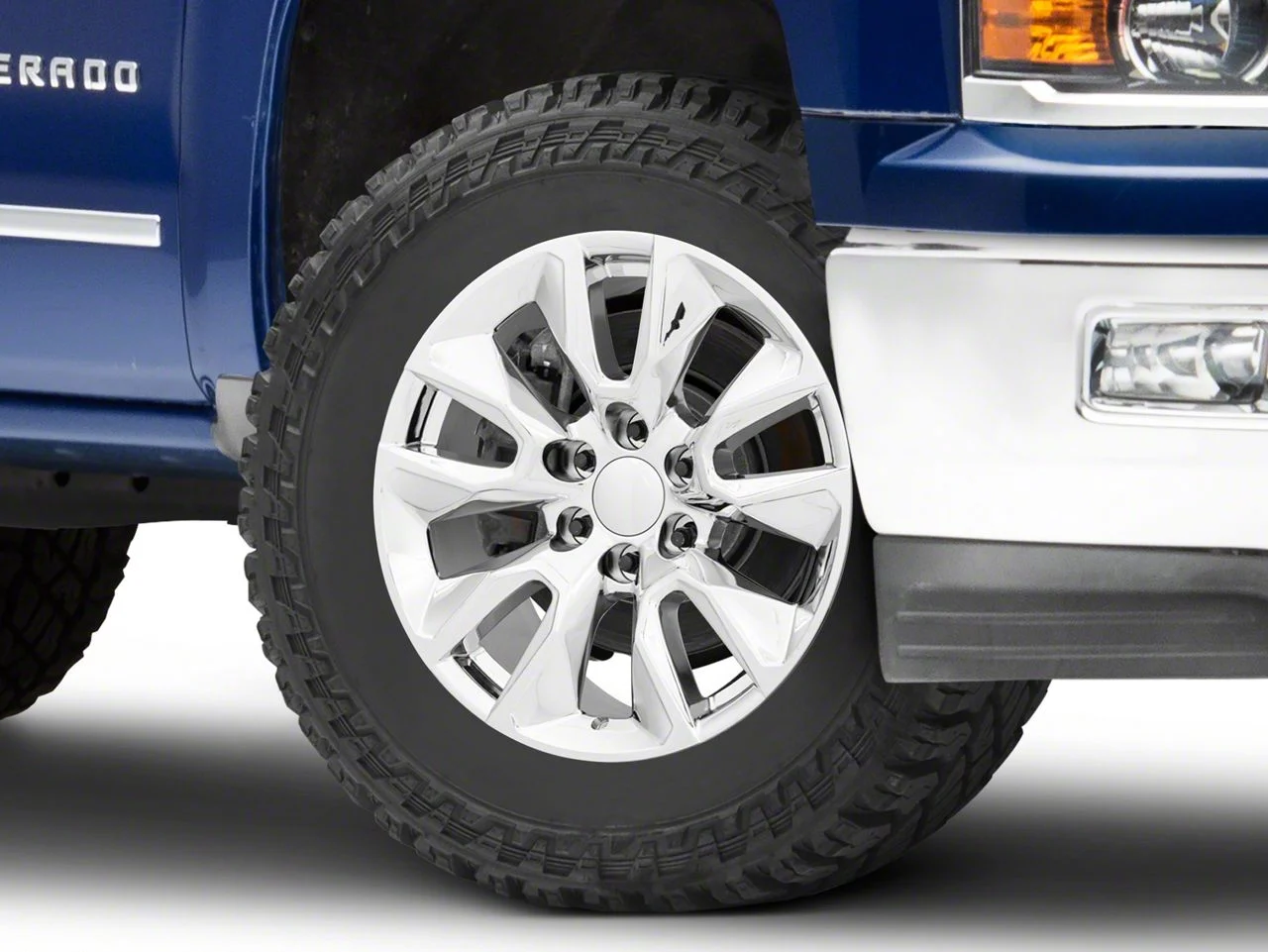 RST Style Chrome 6-Lug Wheel; 20x9; 28mm Offset (14-18 Silverado 1500)
