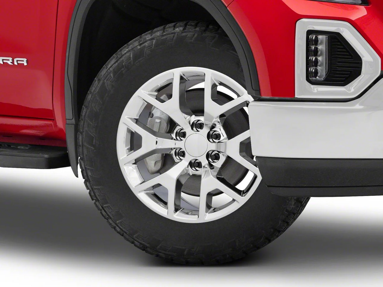 Honeycomb Style Chrome 6-Lug Wheel; 20x9; 27mm Offset (19-26 Sierra 1500)