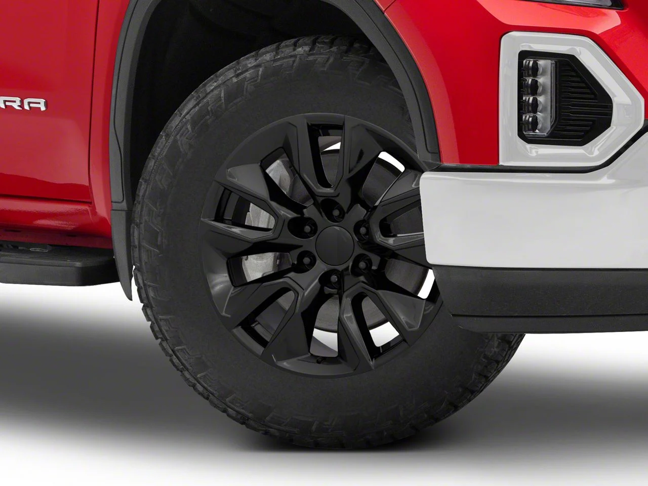 RST Style Black 6-Lug Wheel; 20x9; 28mm Offset (19-26 Sierra 1500)