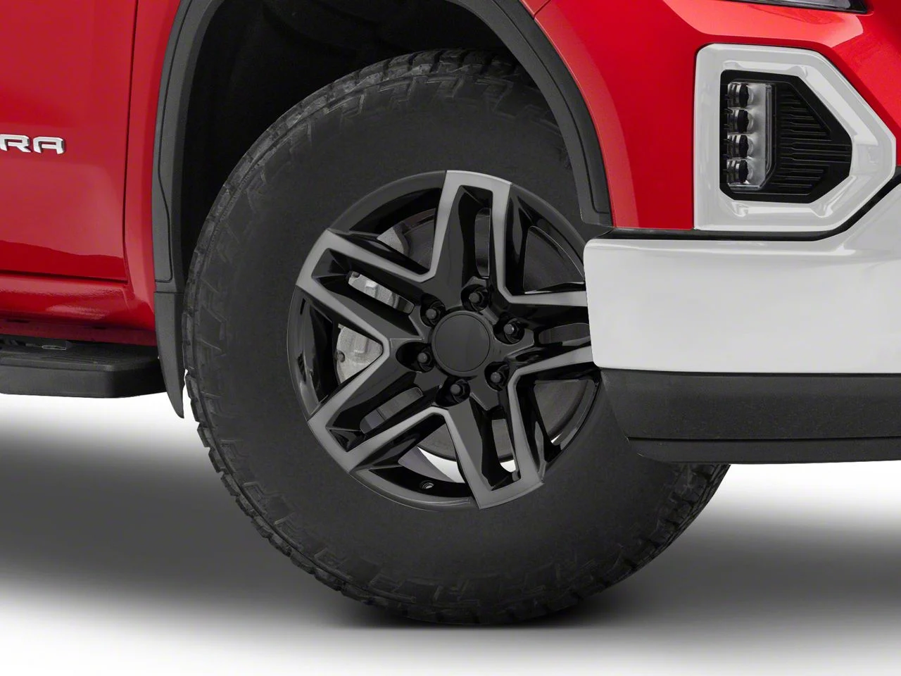 Trail Boss Style Tinted Machined 6-Lug Wheel; 18x8.5; 26mm Offset (19-26 Sierra 1500)
