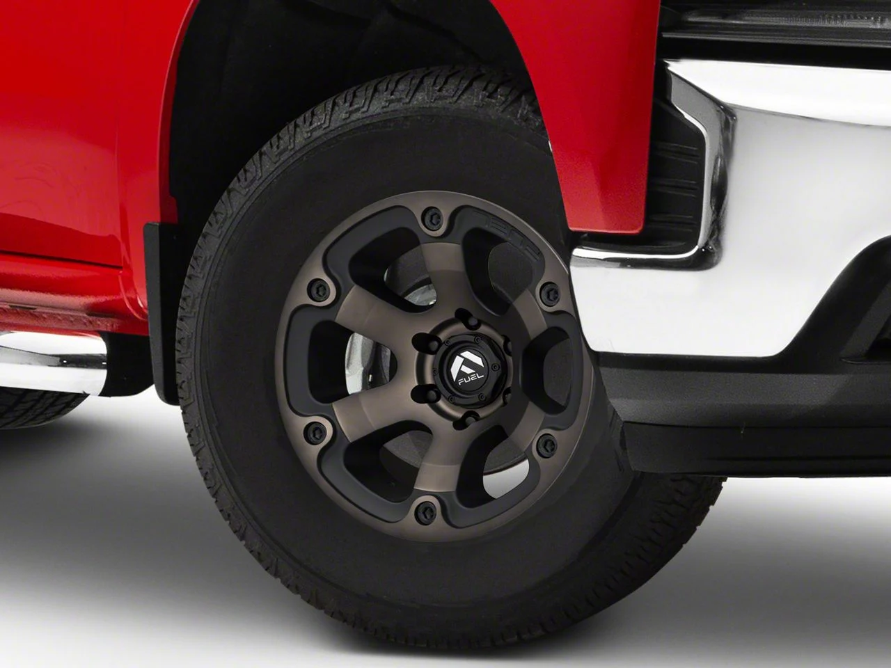 Fuel Wheels Beast Matte Black Machined with Dark Tint 6-Lug Wheel; 17x9; -12mm Offset (19-26 Silverado 1500)