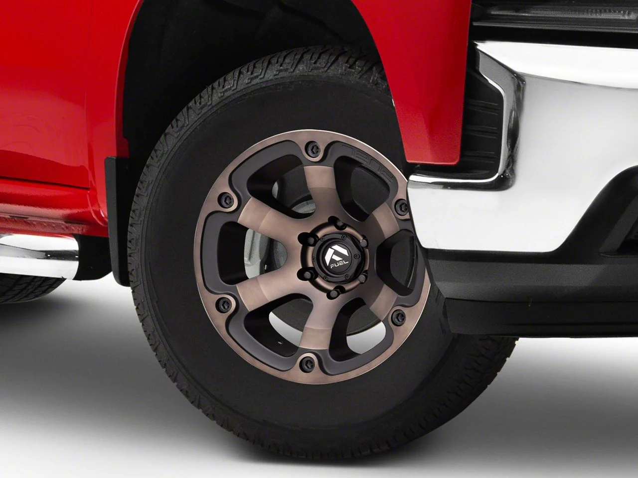 Fuel Wheels Beast Matte Black Machined with Dark Tint 6-Lug Wheel; 18x9; -12mm Offset (19-26 Silverado 1500)