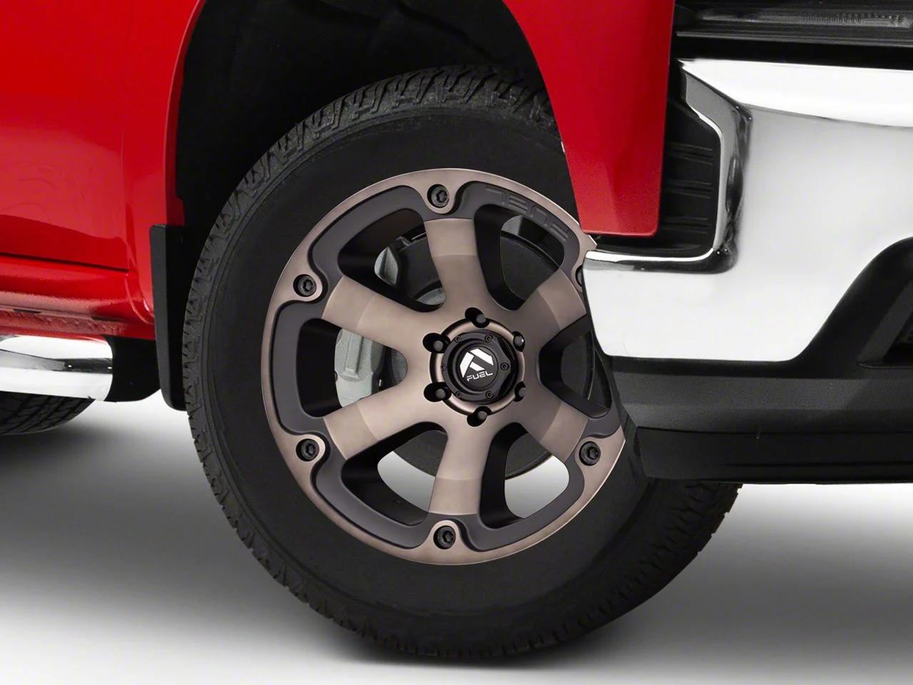 Fuel Wheels Beast Matte Black Machined with Dark Tint 6-Lug Wheel; 20x9; 20mm Offset (19-26 Silverado 1500)