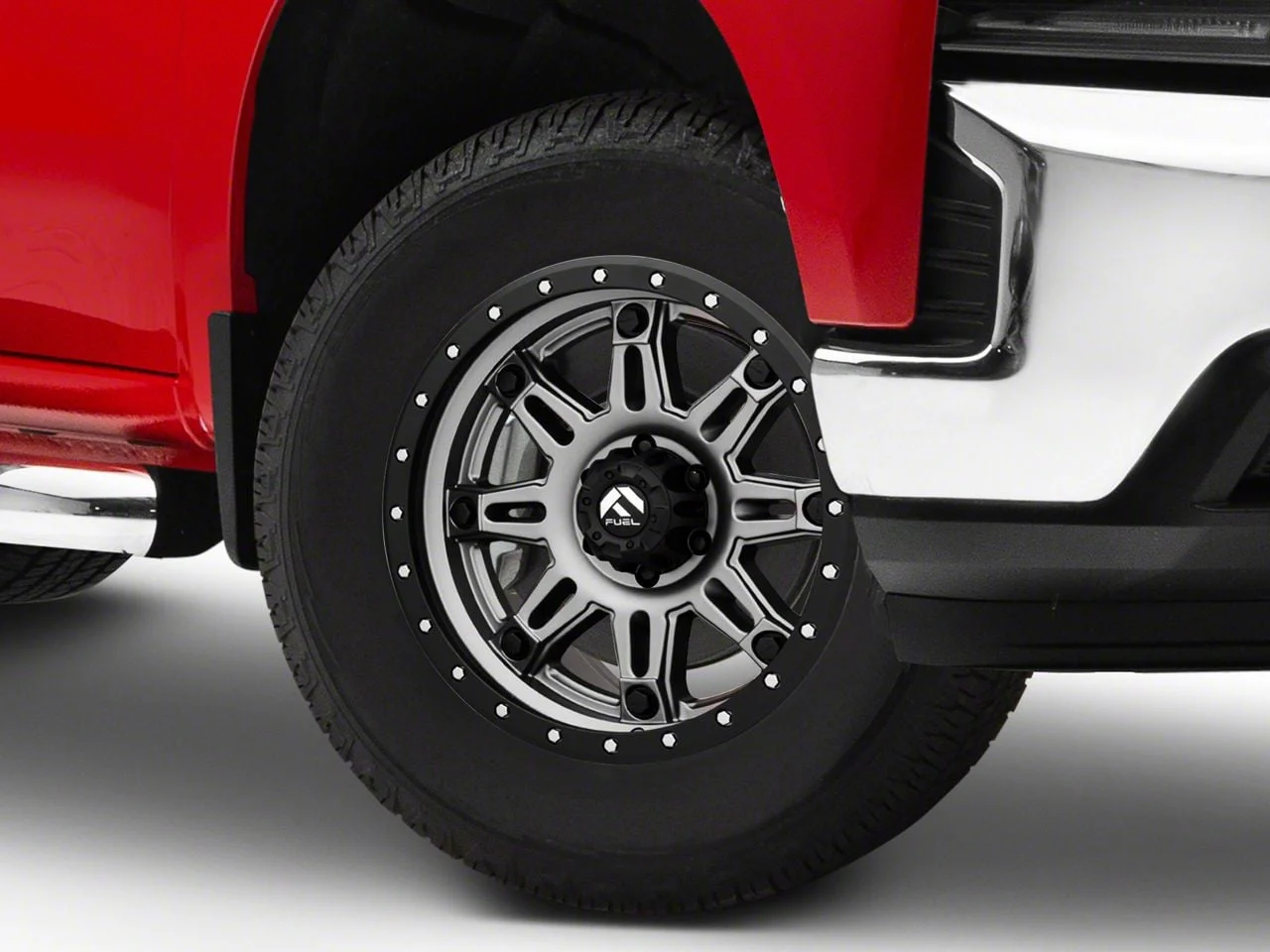 Fuel Wheels Hostage III Anthracite with Black Ring 6-Lug Wheel; 18x9; 20mm Offset (19-26 Silverado 1500)