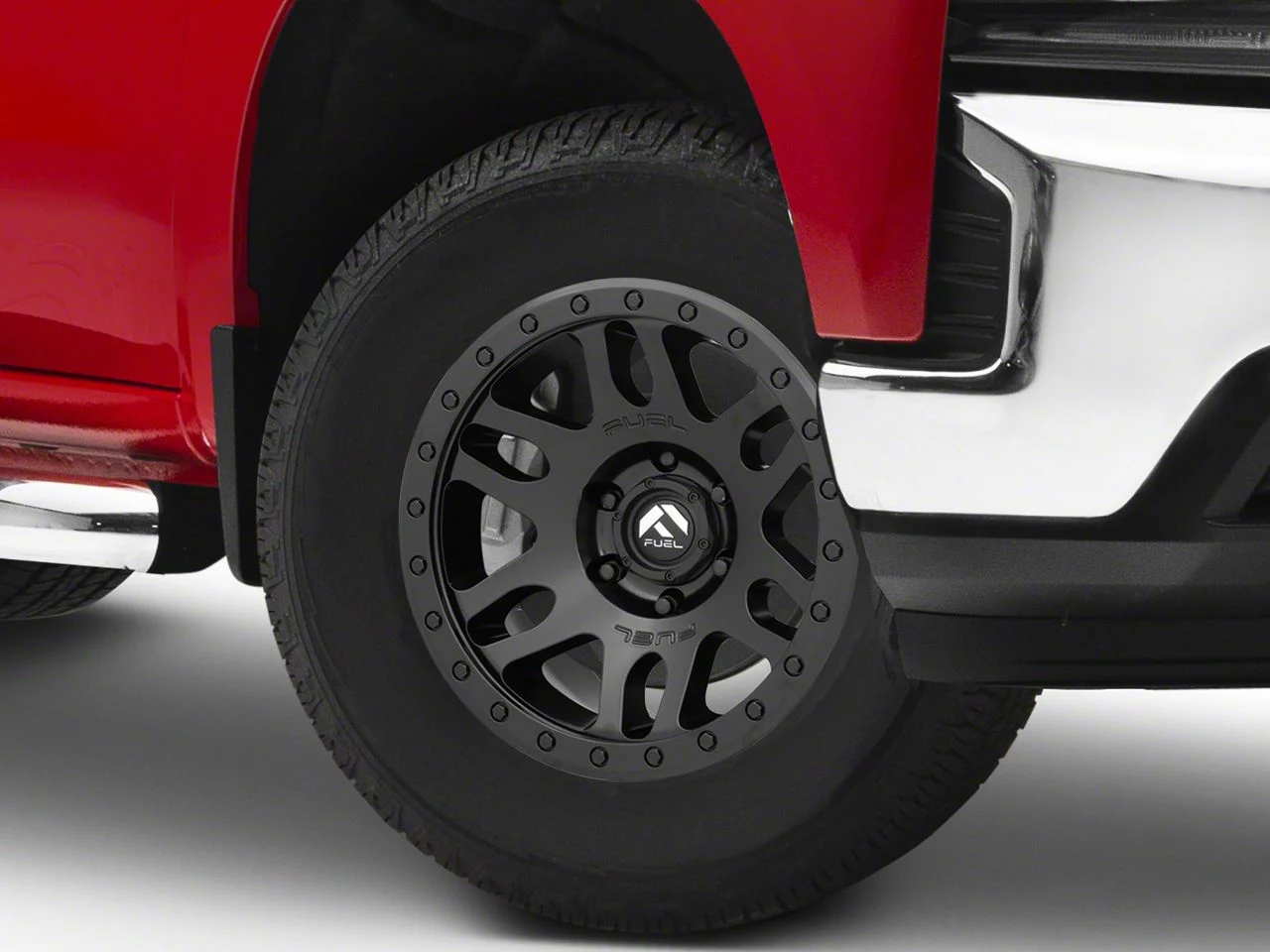 Fuel Wheels Recoil Matte Black 6-Lug Wheel; 17x8.5; -6mm Offset (19-26 Silverado 1500)
