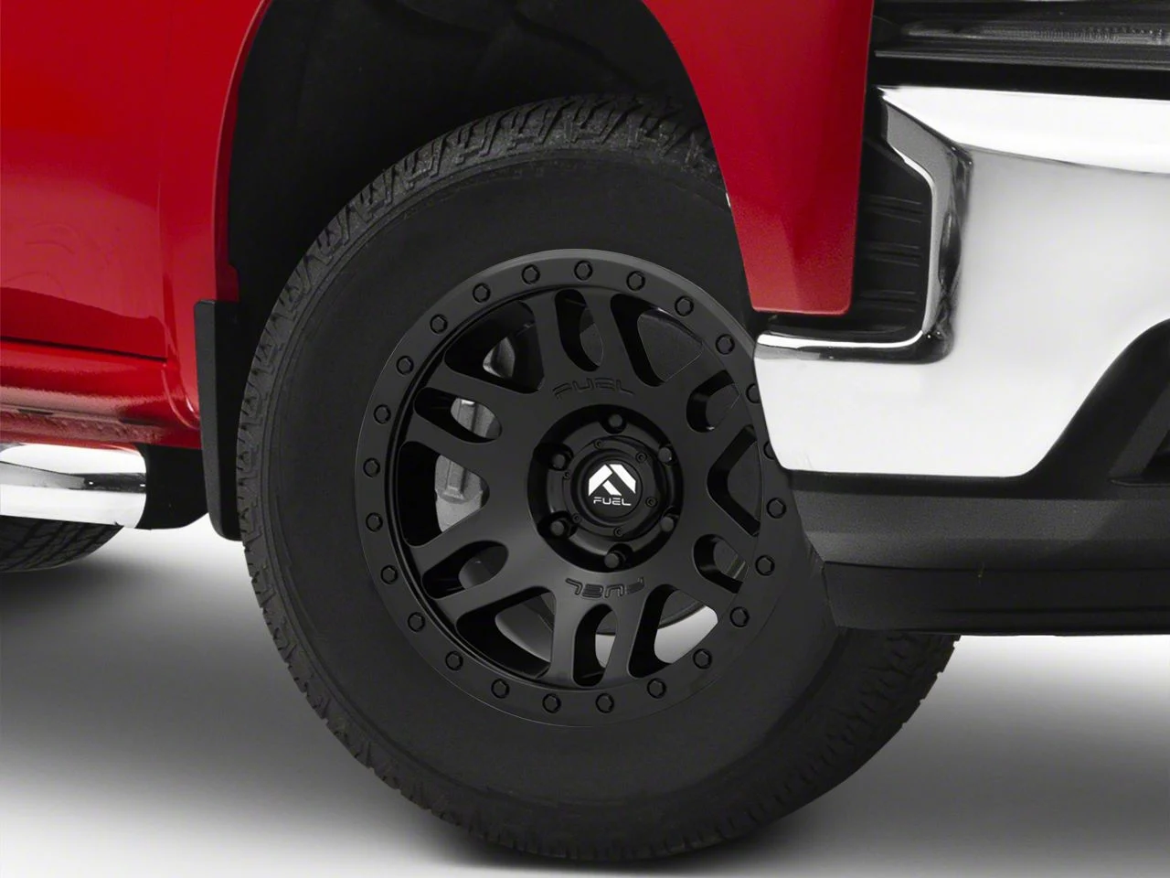 Fuel Wheels Recoil Matte Black 6-Lug Wheel; 18x9; 1mm Offset (19-26 Silverado 1500)