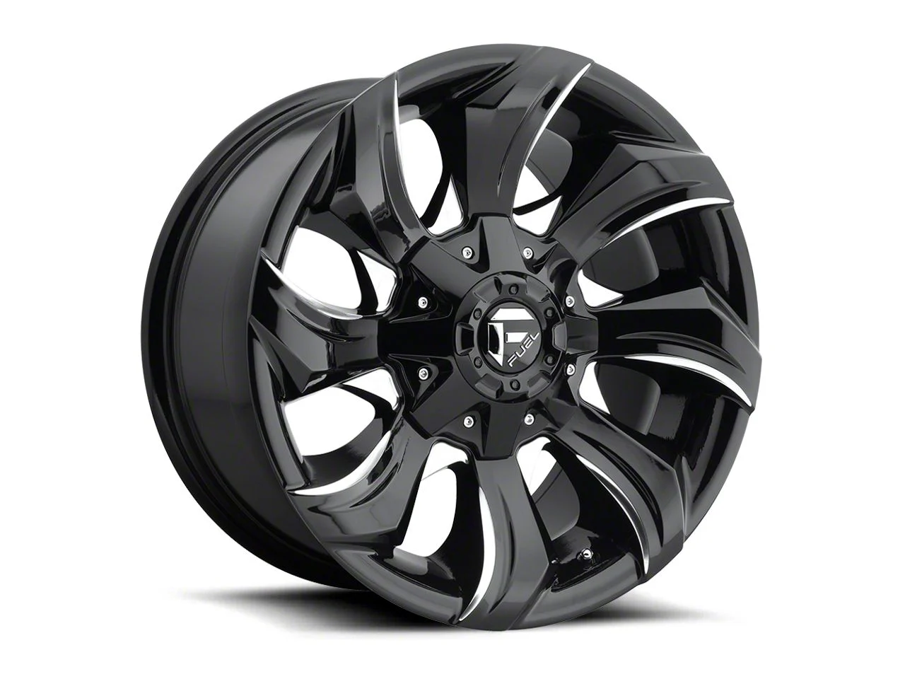 Fuel Wheels STRYKR Gloss Black Milled 6-Lug Wheel; 20x9; 1mm Offset (19-26 Silverado 1500)