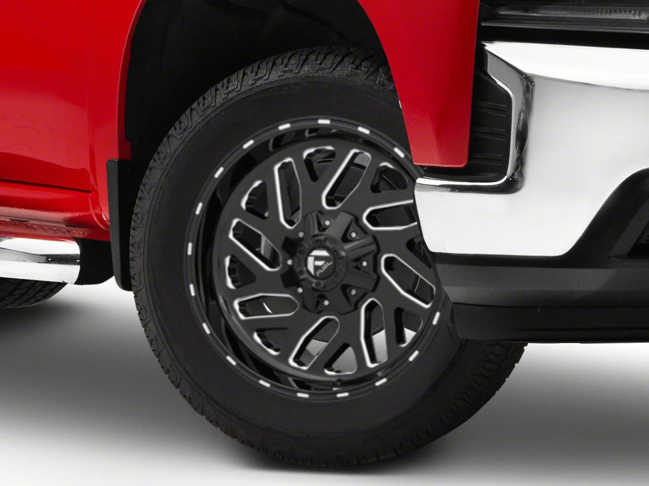 Fuel Wheels Triton Gloss Black Milled 6-Lug Wheel; 20x9; 20mm Offset (19-26 Silverado 1500)