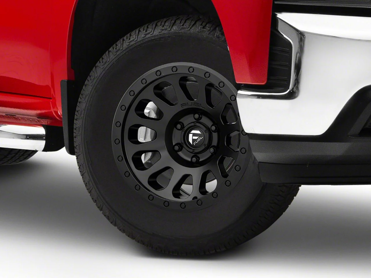 Fuel Wheels Vector Matte Black 6-Lug Wheel; 18x9; 1mm Offset (19-26 Silverado 1500)