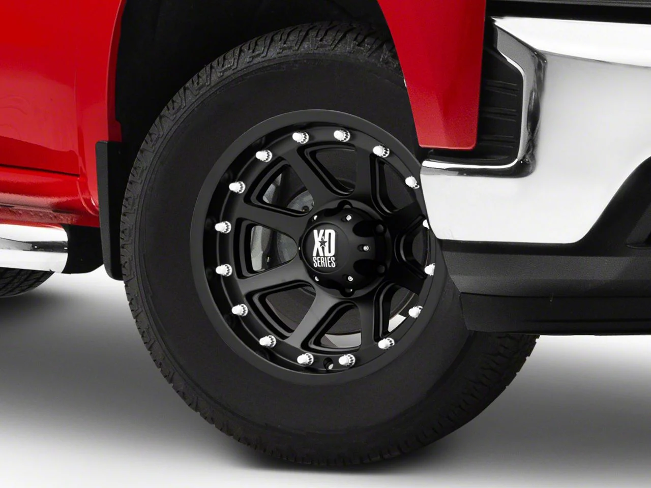 XD Addict Matte Black 6-Lug Wheel; 18x9; 18mm Offset (19-26 Silverado 1500)