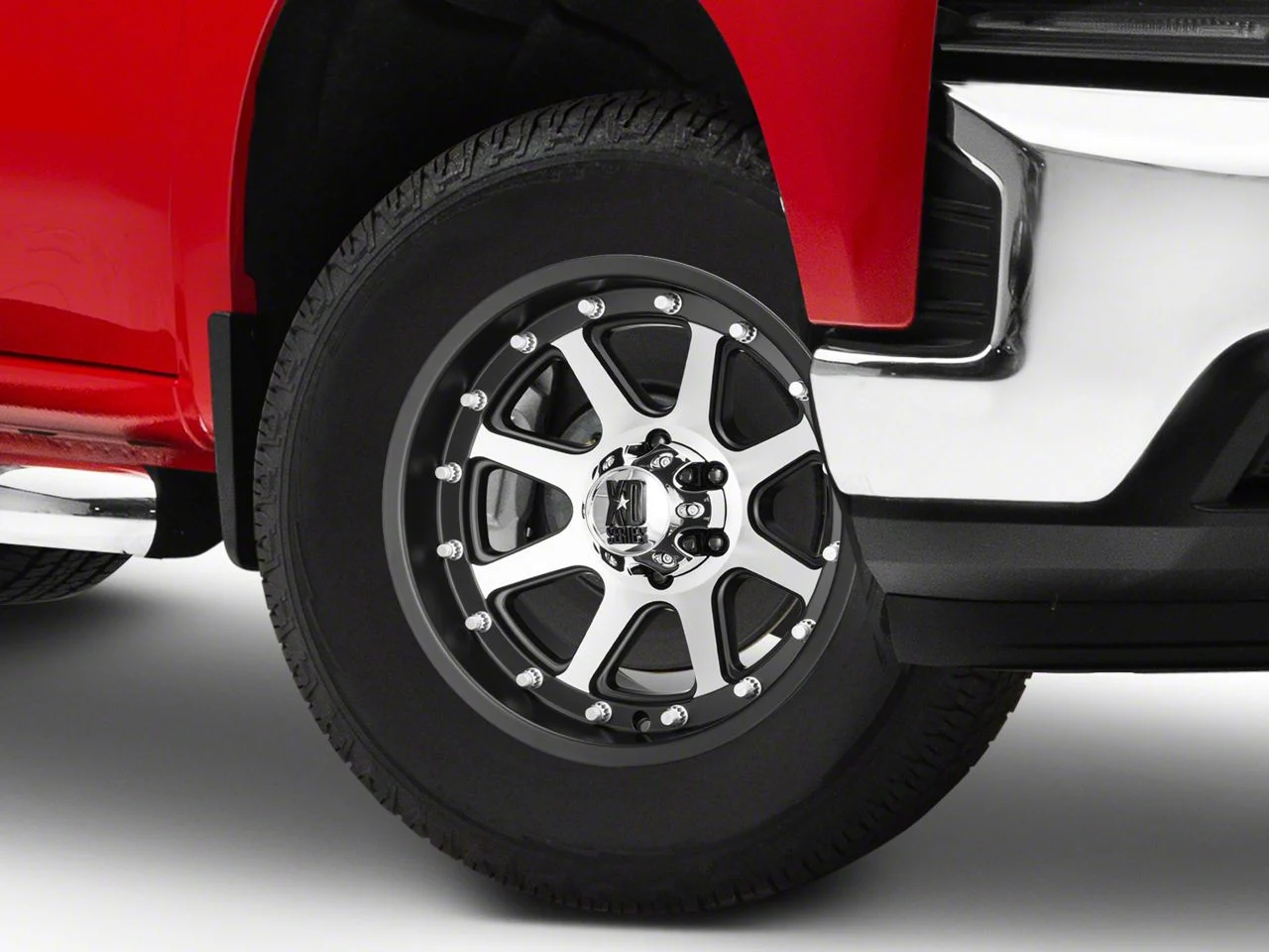 XD Addict Matte Black Machined 6-Lug Wheel; 18x9; 18mm Offset (19-26 Silverado 1500)