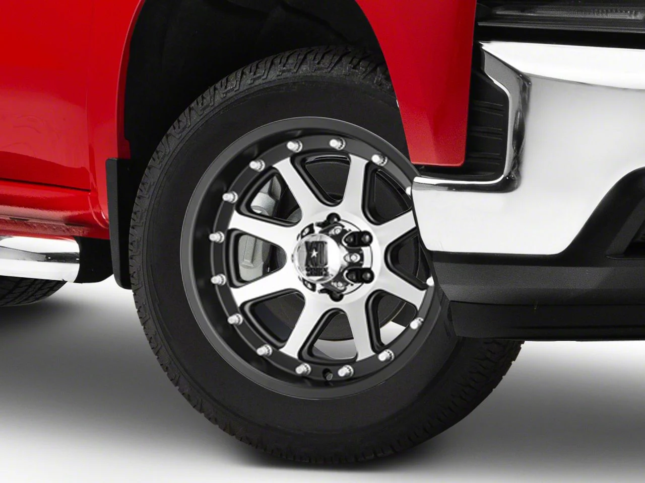 XD Addict Matte Black Machined 6-Lug Wheel; 20x9; 18mm Offset (19-26 Silverado 1500)