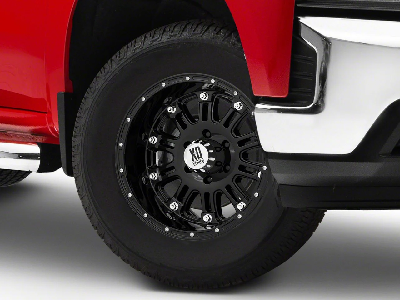 XD Hoss Gloss Black 6-Lug Wheel; 18x9; 18mm Offset (19-26 Silverado 1500)