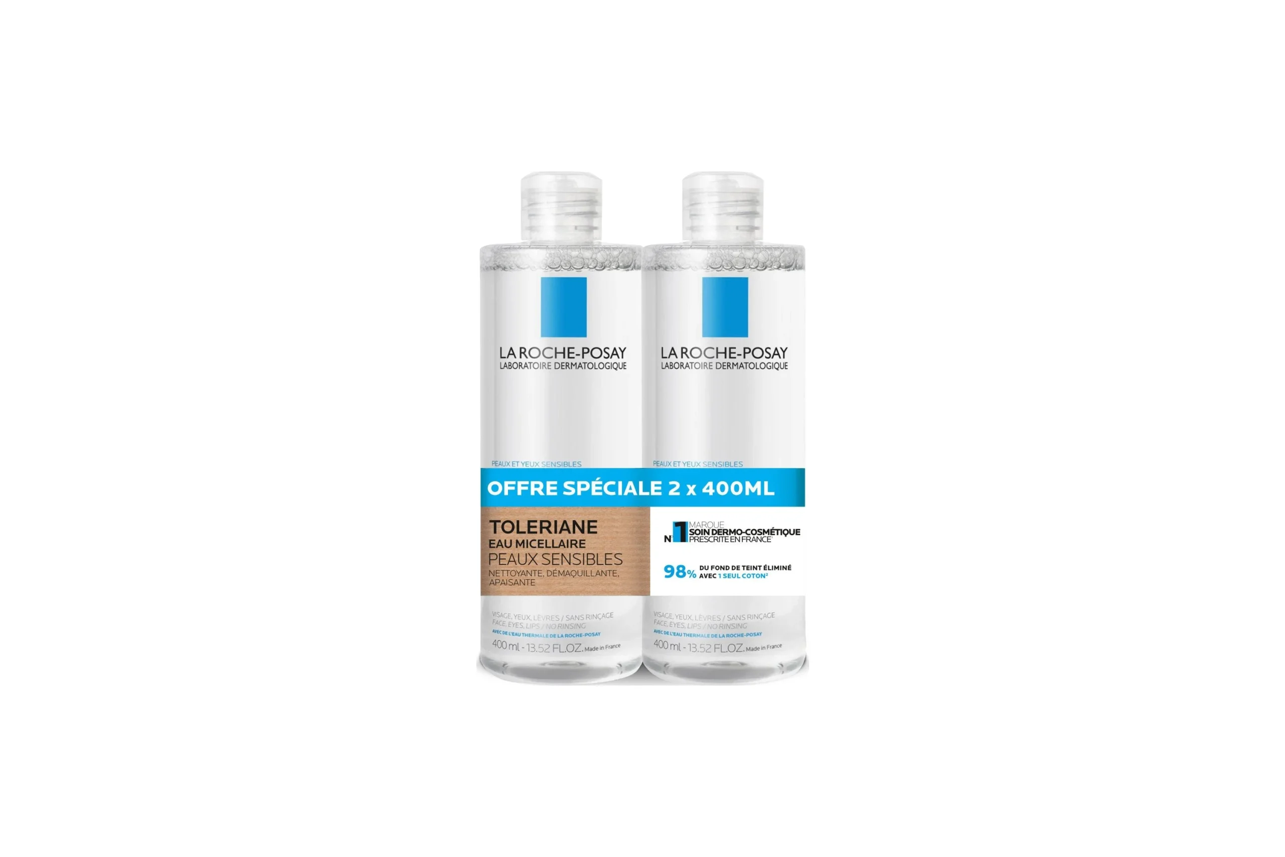 La Roche-Posay Toleriane Acqua Micellare Pelli Sensibili 2x400ml