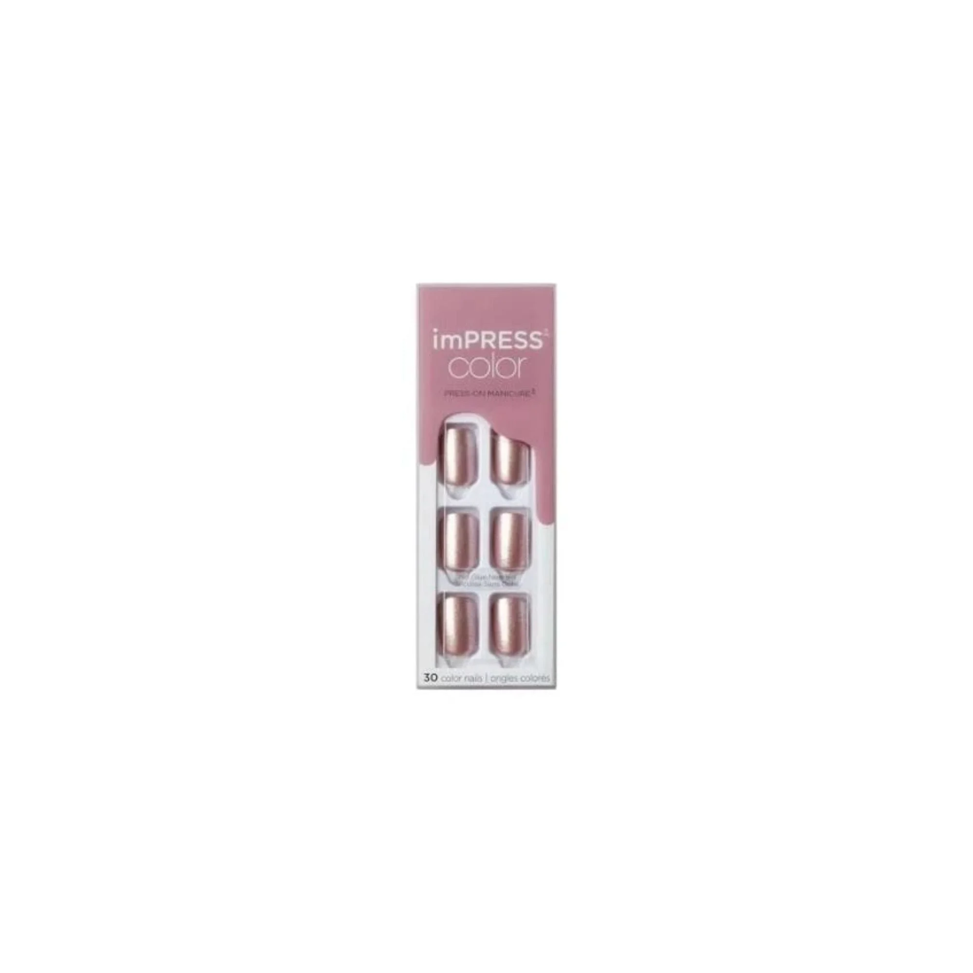 Kiss my face ImPRESS Color Paralyzed Pink Unghie 30 pezzi