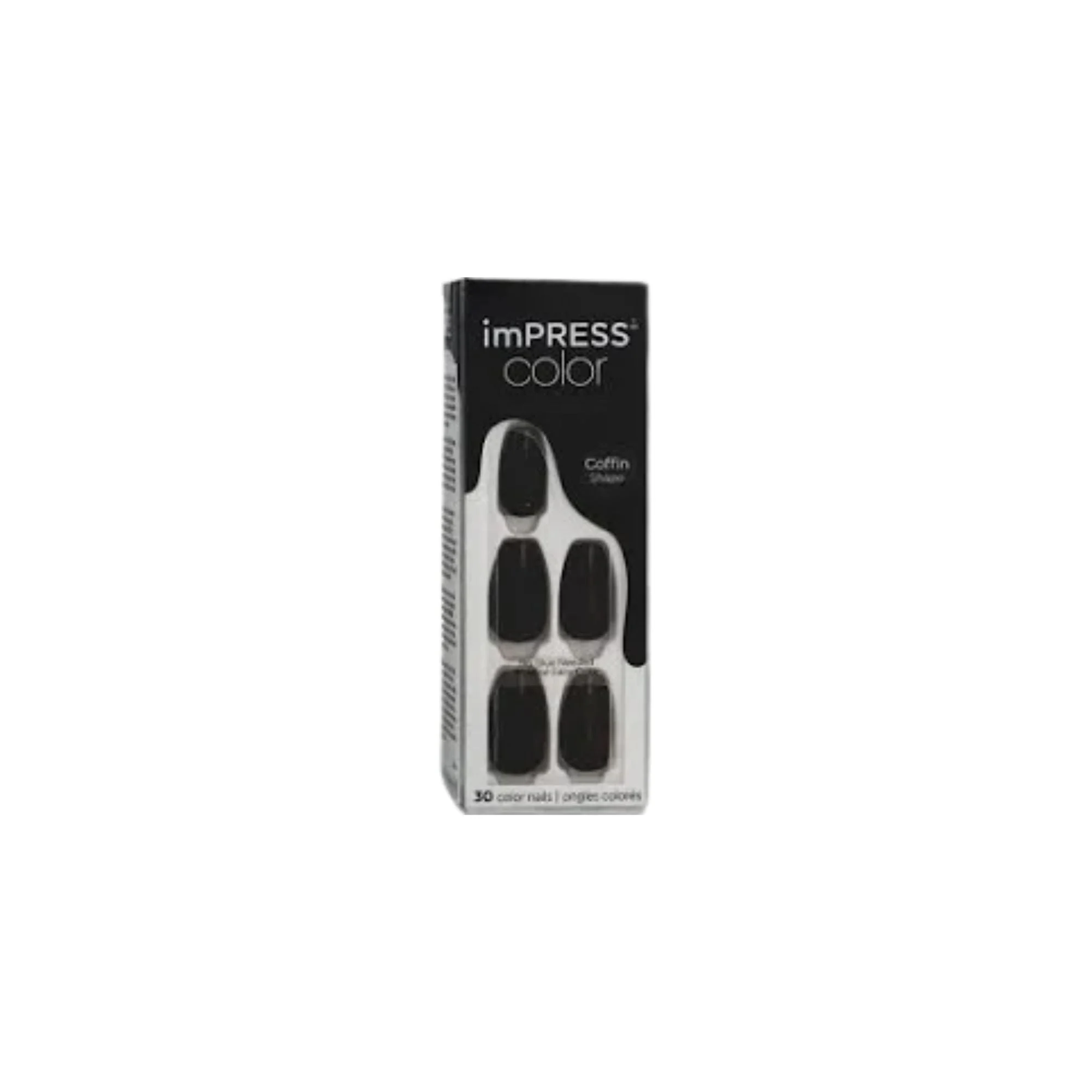 Kiss my face ImPRESS Color MC All Black Unghie 30 pezzi