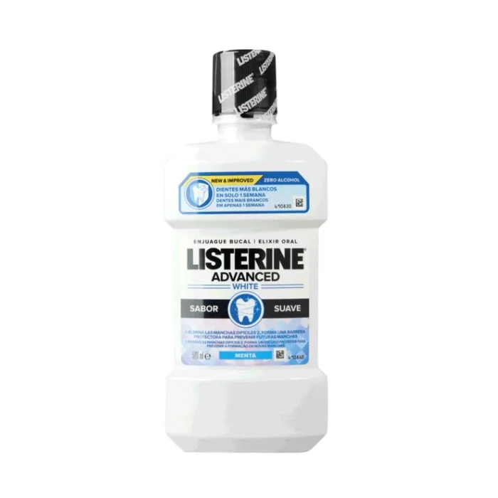 Listerine Advanced Collutorio Bianco 500ml