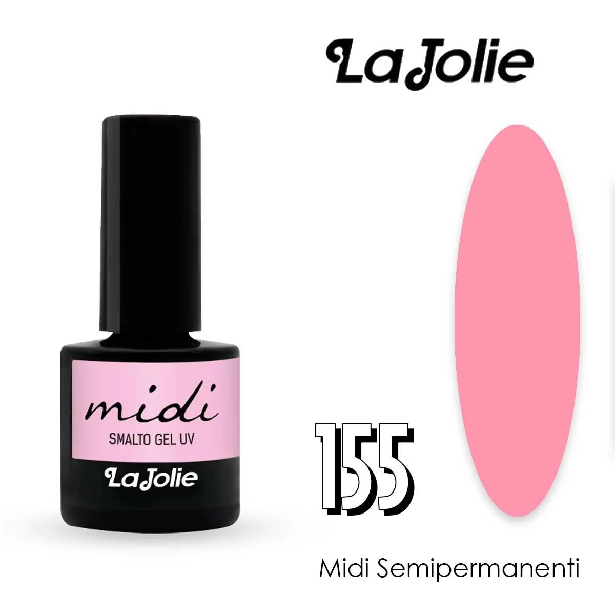 La Jolie midi semipermanente 7 ml n°155