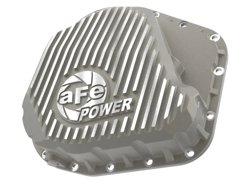 aFe POWER Street Series Rear Diff Cover Raw w/ Machined Fins Ford F-250/350 23-26 (Sterling 11.6)