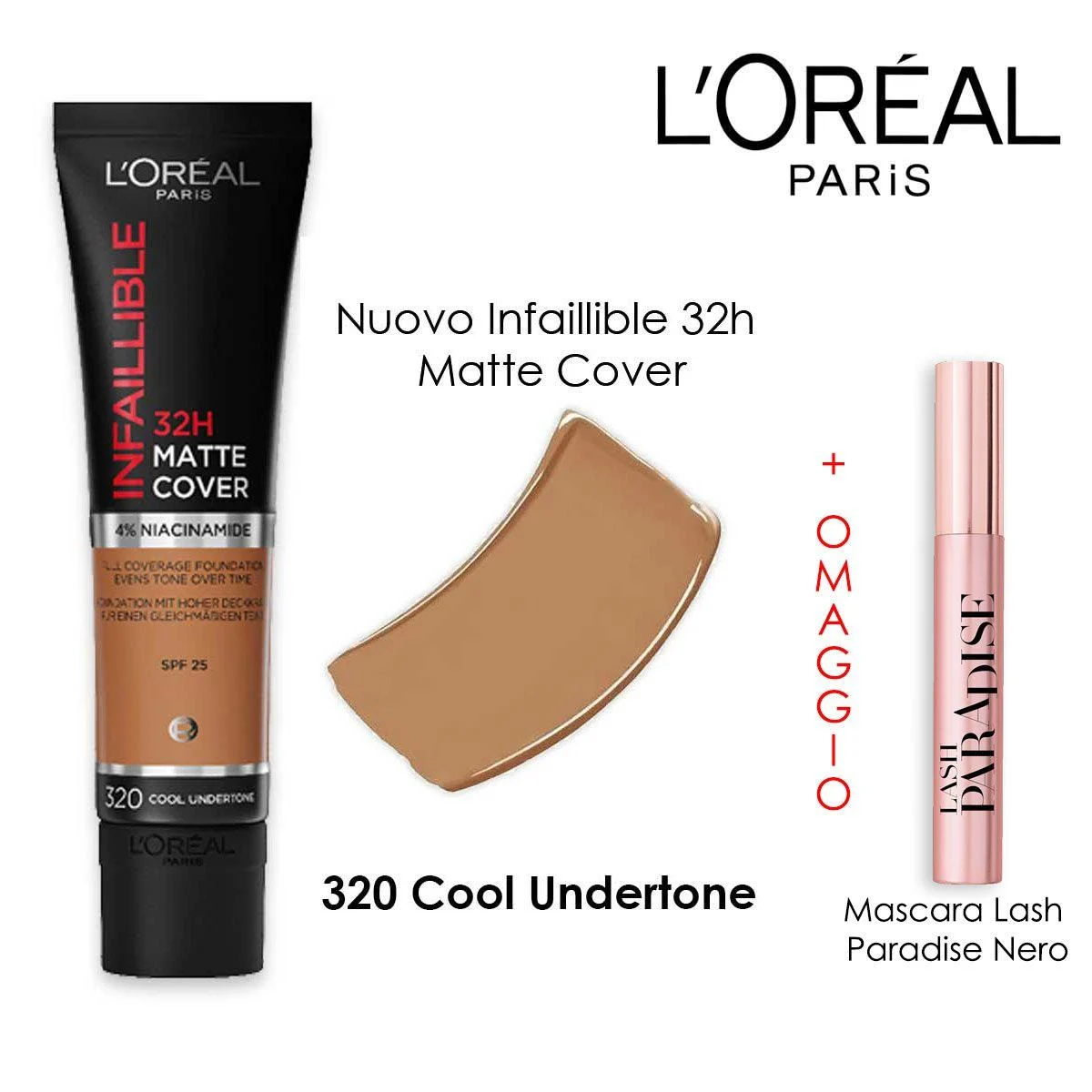 L'oreal infaillible 24h matt cover fondotinta 320