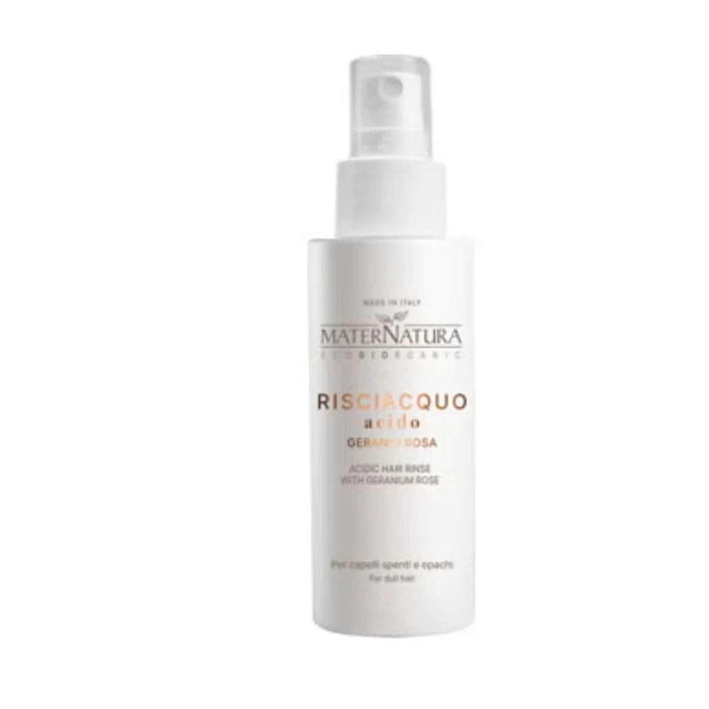 Maternatura Risciacquo Acido Capelli al Geranio Rosa, 150 ml