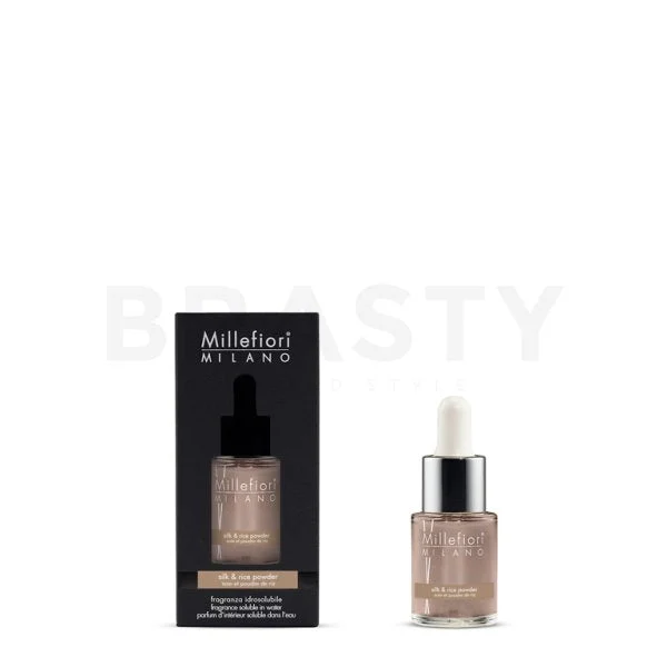 Fragranza Millefiori Milano Solubile in Acqua Seta & Riso in Polvere 15 ml