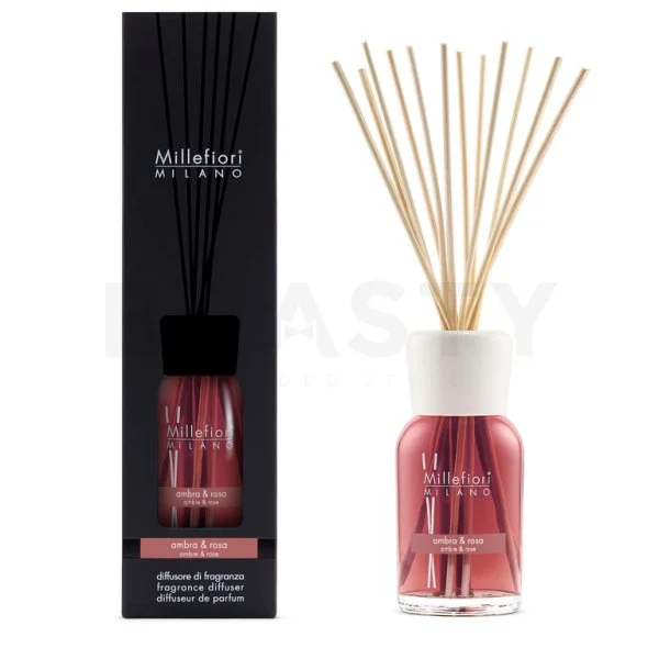 Diffusore di fragranze Millefiori Milano Ambra & Rosa 500 ml