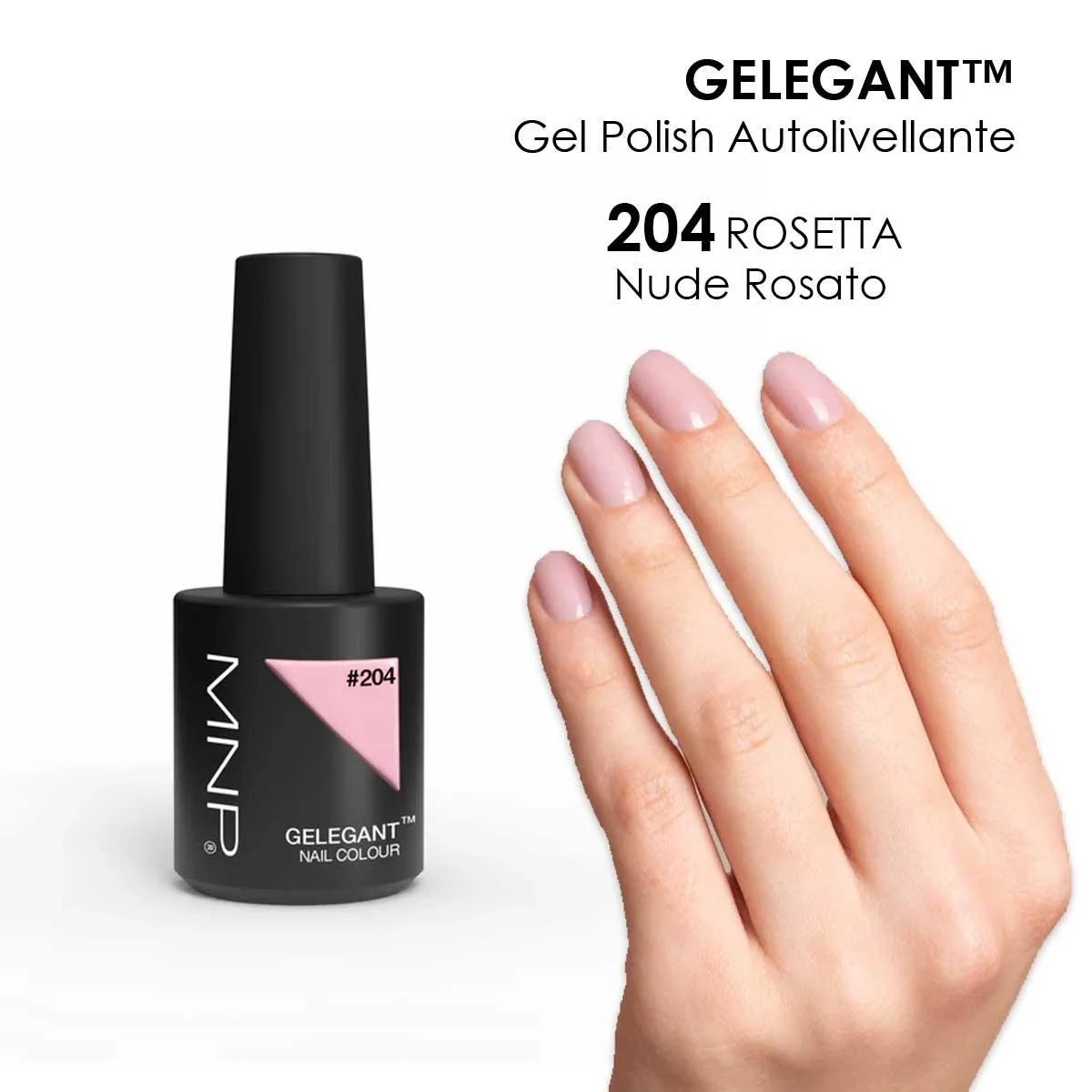 MNP MESAUDA GELEGANT Smalto in gel 8ml 204 Rosetta