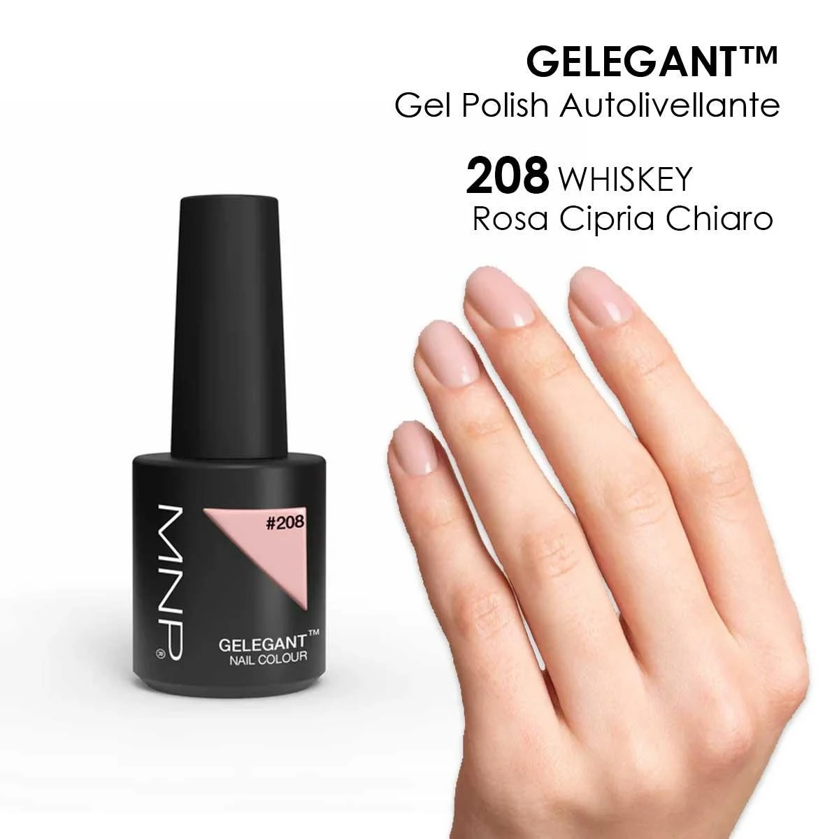 MNP MESAUDA GELEGANT Smalto in gel 8ml 208 Whiskey