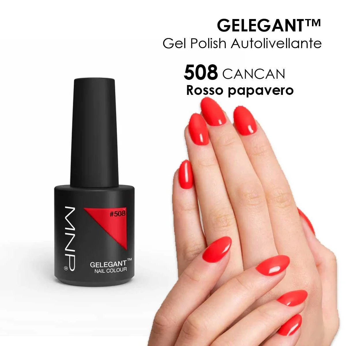 MNP MESAUDA GELEGANT Smalto in gel 8ml 508 Cancan