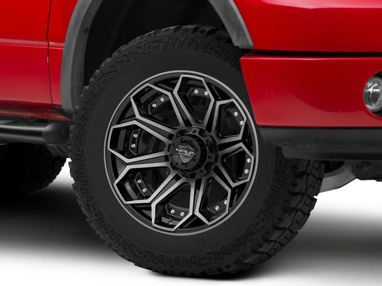 4Play 4P80R Brushed Black 6-Lug Wheel; 20x10; -18mm Offset (04-08 F-150)
