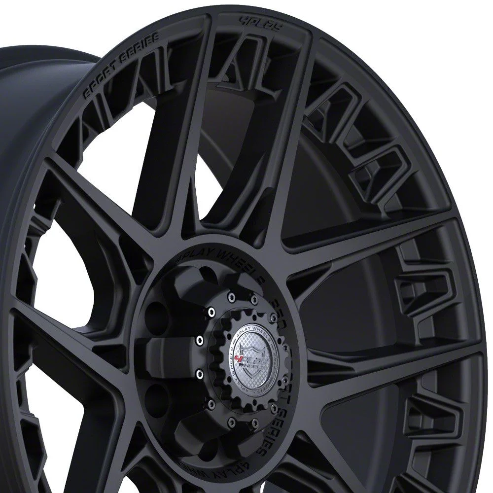 4Play 4PS50 Satin Black 6-Lug Wheel; 20x9; 0mm Offset (04-08 F-150)