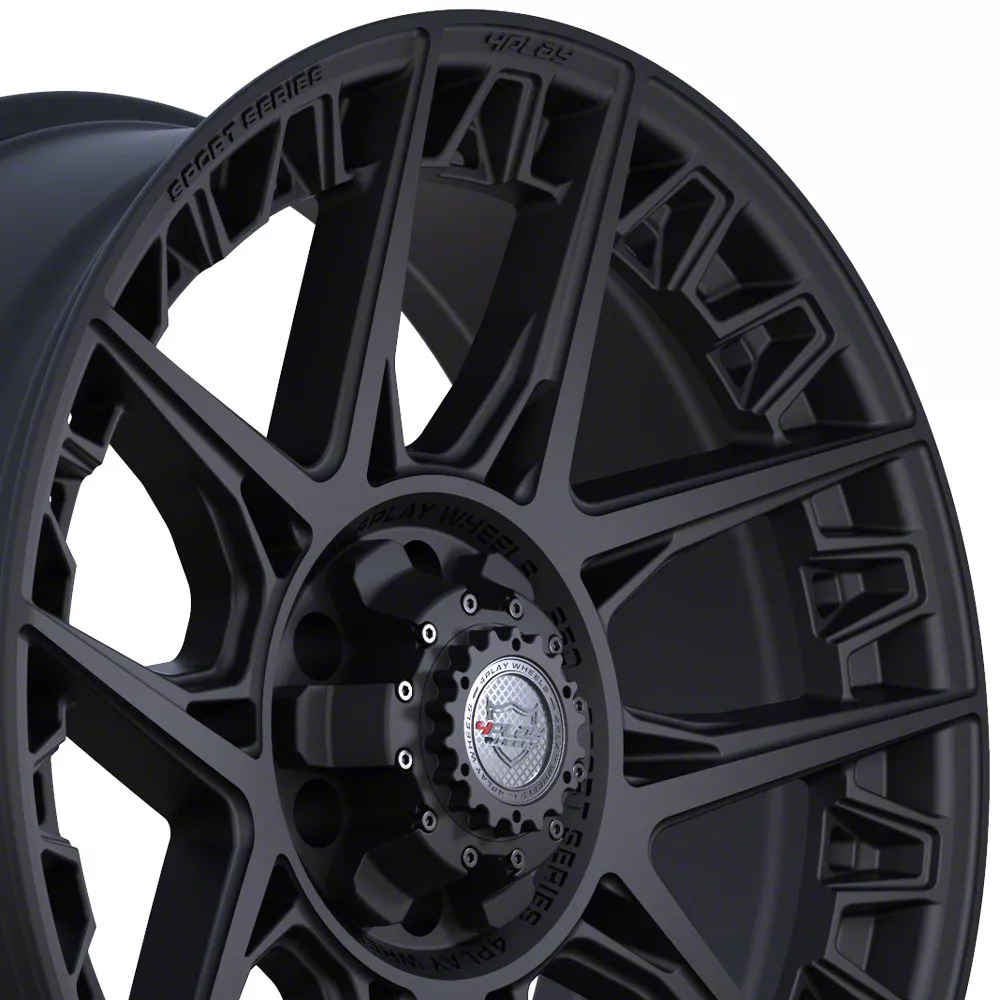 4Play 4PS50 Satin Black 6-Lug Wheel; 20x9; 0mm Offset (09-14 F-150)
