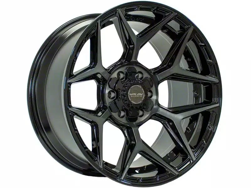 4Play 4P06 Brushed Black 6-Lug Wheel; 20x10; -18mm Offset (21-26 Yukon)